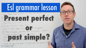 using present perfect and past simple