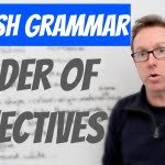 adjective order before nouns