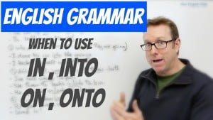 English prepositions IN, INTO