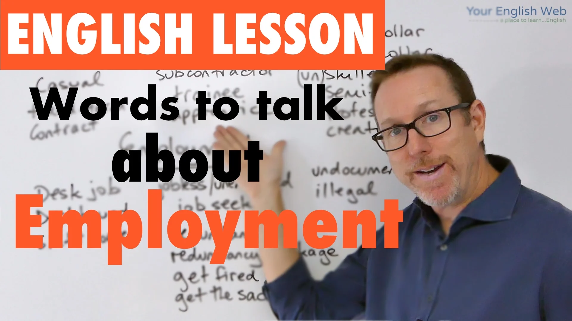 english words employment