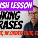 Linking words and phrases of purpose