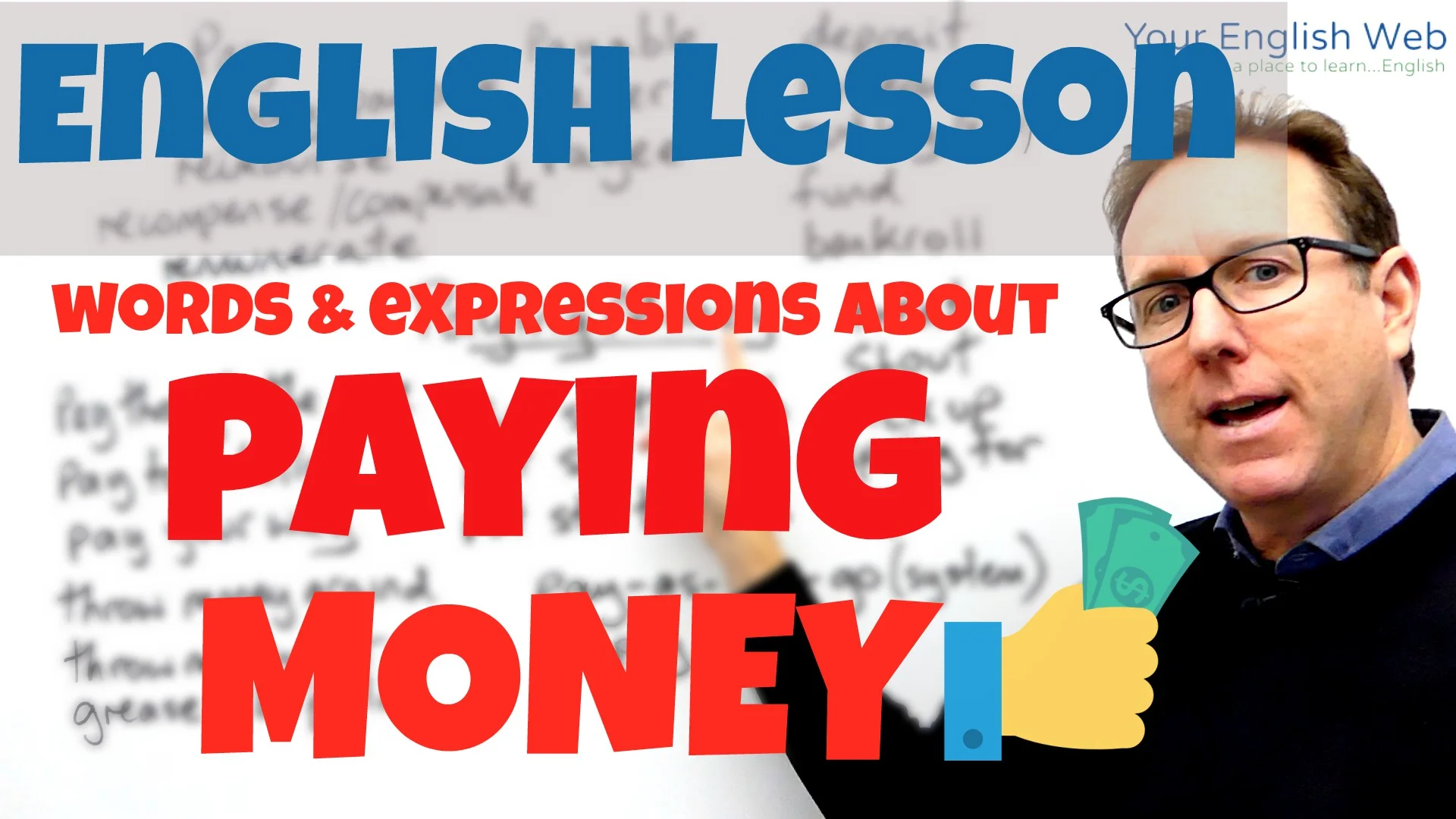 words about paying money