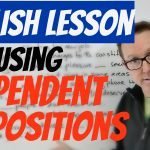 using dependent prepositions