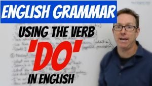use the verb do