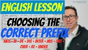 choosing correct prefix
