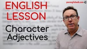 character adjectives