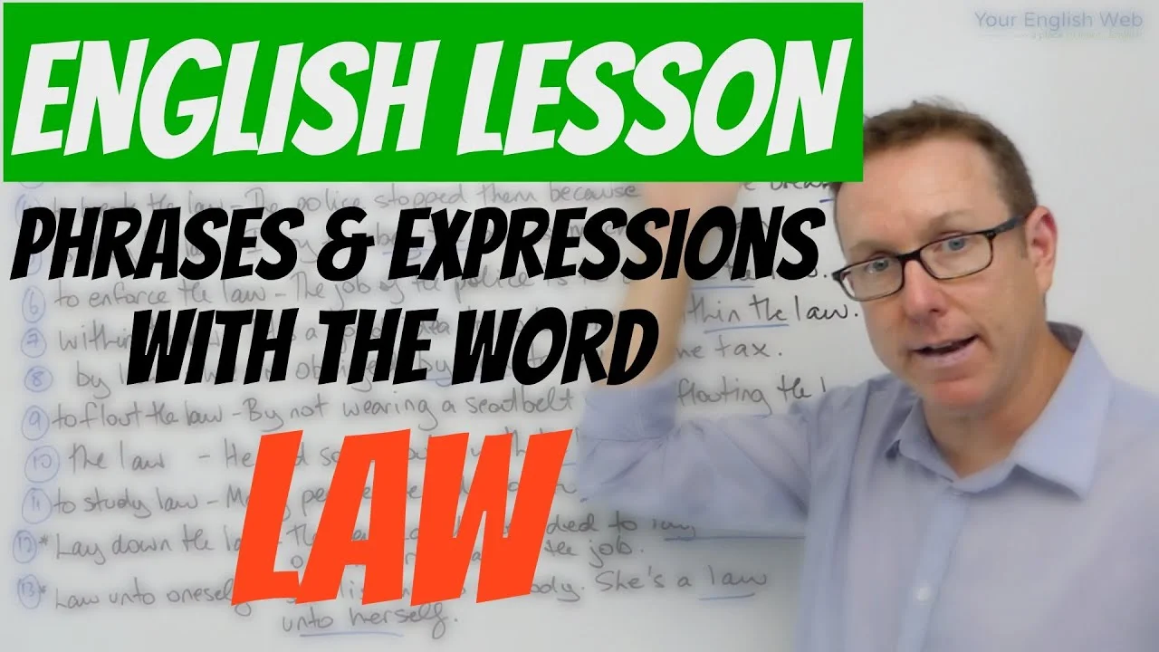 English expressions with LAW